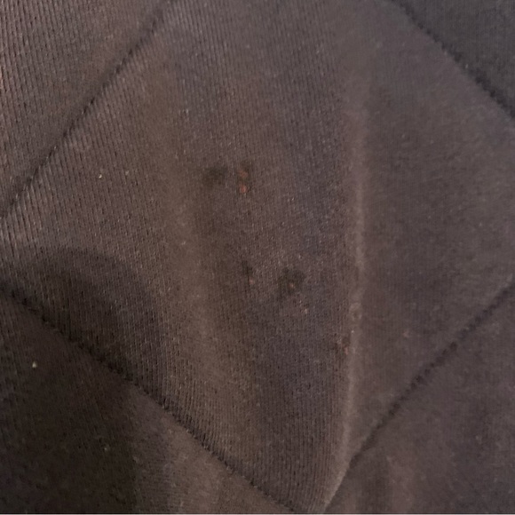 Lululemon athletica quilted or nylon reversable bomber style jacket. NAVY - Picture 3 of 16